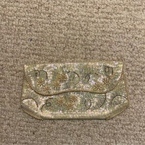 LA REGALE Vintage Beaded Sequin Clutch